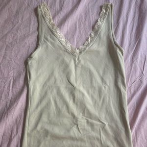 Nude Lace Tank Top